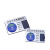 强磁带胶设备牌 可定制混批 亚克力旋转状态指示牌运行停机设备 蓝盖 6区状态