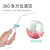 博皓（prooral）家用台式冲牙器洗牙器便携水牙线洁牙器牙齿口腔清洁器600ML水箱5102 皓月白