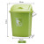 垃圾桶摇盖大号大容量30L40L60L户外物业带盖厨房商用教室定制 加厚65L绿色有盖