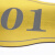 冰禹 BYaf-79 工业用门牌号（2个） 门牌号码牌 定制标识牌 房号牌 店铺数字贴 房间楼层指示牌 款式二