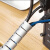SEISO电线收纳集线管电脑束线管开口包线管缠绕管理线器理线管 灰色 10米【管径8mm】