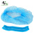大杨 一次性条形帽子 蓝色60个/包 无尘电子厂防尘头罩防护网帽发罩双筋无纺布帽 定制