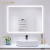圣莉亚（SENLIA）智能镜子亚克力浴室方形led挂墙式卫生间带灯防雾触摸洗手台卫浴 白光+单触控(可选暖光） 600*800mm