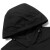 特步（XTEP） 运动风衣男春季新款宽松防风冲锋衣撞色连帽外套户外男装 黑蓝色/亮丽黄 XL