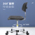 五次方 W21 实验室椅子 防静电椅子 无尘室工作凳子 可升降旋转靠背椅 方脚+轮