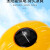 太阳能风扇安全帽适用男夏季带风扇遮阳防晒透气头盔定制印字 黄色太阳能帽