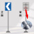 重安盛鼎 交通指示标示 方向导视箭头指示牌地下车库停车场交通路标交通标志牌 1.2铝板+1.2米60镀锌管