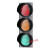红绿灯交通信号灯警示灯道路光信号障碍灯机动车信号灯 2灯 100mm 红圆/绿圆