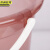 京洲实邦 粉色14L 加厚手提透明塑料便携大容量储水桶JZSB-8033