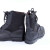 阿力牛 AX-095 冬季新式黑色跑步鞋 保安胶鞋高帮劳保靴 超纤皮靴 40 