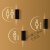 卫生间指示牌男女厕所标志牌带灯亚克力洗手间发光标识牌定制免接 G-1款25X22CM接电 1x1cm