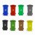 庄太太【240L常规桶颜色随机】 新国标户外分类塑料垃圾桶ZTT-N0026
