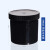 塑料瓶广口直身瓶涂料黑色罐HDPE塑料瓶瓶塑料1502F2502F3002F500 黑色500ml