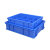 海斯迪克 HKCC05 零件盒分隔箱 货架物料盒 塑料分格箱 五金工具收纳箱分隔 螺丝盒 大8格蓝440*320*100mm