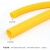汇创佳 光纤线槽GX2 尾纤槽 黄色波纹管光纤软管 穿线管 直径55mm×1米 