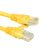 酷比客 超五类网线 UTP CAT5E 黄色 0.5m