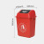 酒店学校卫生间户外带盖塑料教室大号垃圾桶环卫宿舍厨房长方形摇 A1长方形桶20L(红色)带盖