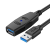 斯格USB3.0公对公延长线3.0双公数据线带芯片影片会议直播摄像头 USB3.0[公对母]数据线带放大器 15m