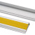 久匀 JQC-01 铝合金楼梯防滑条 L型台阶包边压条 楼梯护角止滑条 长度可定制 黄色45*21mm*1米