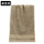 康丽雅 K-0361 清洁毛巾 加厚长方形洗脸巾抹布 34*75CM 金丝边棕色-5个装