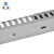 卓炫 灰色方形pvc塑料阻燃线槽 开口U型配线槽 走线槽 行线槽带盖 50*60（10米）