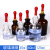 白滴瓶棕滴瓶125ml 60ml 30ml透明/玻璃滴瓶教学仪器化学实验器材 棕色滴瓶125ML