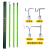 高压拉闸杆绝缘令克棒10KV伸缩拉杆35KV电工操作绝缘杆电力挑线杆 3节4米 35kv（直径36杆送袋） 加强型