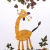 珊野创意动物树叶画A4成品幼儿园小学生diy真树叶标本粘贴画秋天 长颈鹿8k成品
