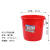 安大侠【15L无盖款】塑料手提水桶红色圆形储水桶大小水桶不带盖子耐摔