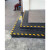 黑黄警示胶带反光警戒隔离斑马线地标贴安全通道划线地板胶带 黑黄：1米宽*23米