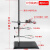 铁架台 大号铁架台实验室高40/60/100cm厘米1米多功能加厚国标全 普通夹