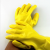 春蕾浸塑橡胶手套耐磨耐油耐酸碱工业劳保 短袖28cm