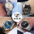 金仕盾（JSDUN）手表全自动手表男机械表时尚男士手表商务男表 钨钢带本黑色男+貔貅手链+皮表带