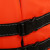 厚创 牛津布防汛防护救援马甲钓鱼服 加厚面料反光条带救生哨子漂流救生衣可调节 橙色