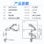 NB F160双屏显示器支架电脑显示器支架臂双屏 显示器屏幕支架电脑支架台式双屏双显示器支架H180 H180升级款丨615mm升降丨22-32英寸