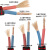 德威狮定制户外软线防冻防水电源线 国标电线电缆线护套线 黑色国标二芯4平方30米送全套