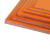 根苗 耐高温橘红色电木板加工定制整张零切绝缘胶木板雕刻隔热木板3 4 5 6mm 电木板 300mm*300mm*8mm(1片装)