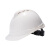 烽雷ABS帽衬V型有孔安全帽建筑工地劳保防撞头盔 白色