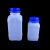 荣码 实验室HDPE加厚化学试剂瓶蓝盖方瓶农药瓶取样塑料瓶 塑料方瓶防盗盖样品瓶 250ml