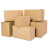 伏兴 大号搬家纸箱 特硬瓦楞纸箱打包箱包装箱收纳箱 5层特硬40*30*30cm 10只装