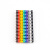 海斯迪克 卡扣式彩色数字号码管 数字编号标签卡扣线标套管 1.5平方彩色数字0-9各一条(1套)(2套起订) HKT-48