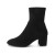 Stuart Weitzman  思缇韦曼 女士粗跟短靴 YULIANA 60 BLK SUS SUEDE STR 黑色 38