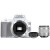 佳能（CANON） 入门级迷你单反数码相机套机vlog便携家用EOS 200D II二代拆单机 白色搭配佳能18-55+24mm f2.8双镜头套 套餐一