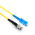 HUSHIN 光纤跳线 SC-ST 单模单芯 黄色 10m SC-ST