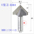 定制川木V型刀  90度折弯刀  刨花板铝塑板雕刻刀 拼板刀 铣刀定 TCT 1/4*1/4