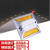 鼎红 铸铝道钉反光道钉凸起路标道路安全夜间反光标识轮廓标双黄铸铝填沙道钉（10个）