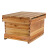 蜜蜂中蜂蜂箱全套带框巢础养蜂工具成品巢框专用杉木煮蜡平箱定制