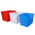 海斯迪克 HKCC11 长方形塑料水箱 红色200款外径810*600*580mm无盖 养殖箱周转分拣箱胶箱海鲜水产周转箱