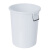 琴奋加厚塑料水桶白色50L 工业储水圆桶大桶化工胶桶厨房大号垃圾桶 不带盖	