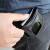 LISM牛皮电焊面罩头戴式自动变光焊帽眼镜焊接焊工面罩防护氩弧焊面罩 黑色革皮翻盖款